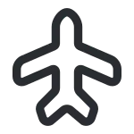 Airplane SVG Icon